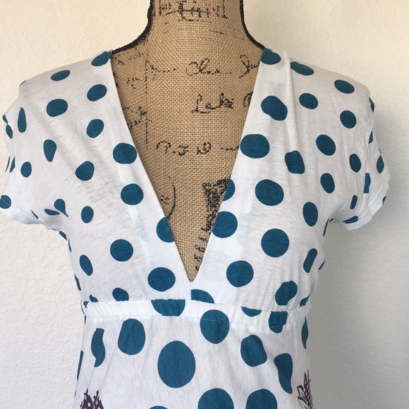 NWOT Windsor polka dot S Top - Picture 2 of 6